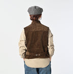 Selvage Corduroy 908 Nîmes Vest Female Model