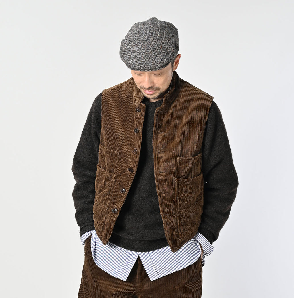 Selvage Corduroy 908 Nîmes Vest Male Model