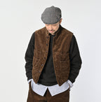 Selvage Corduroy 908 Nîmes Vest Male Model