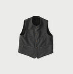 Cotton Flannel 908 Crew Vest
