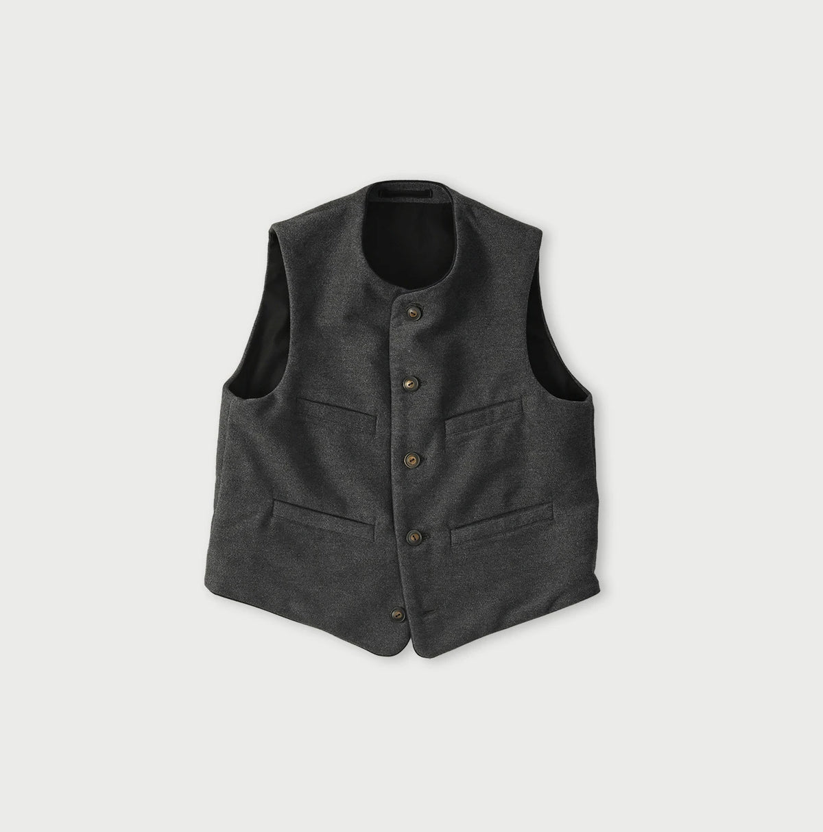 Cotton Flannel 908 Crew Vest