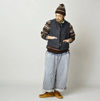 Cotton Flannel 908 Crew Vest