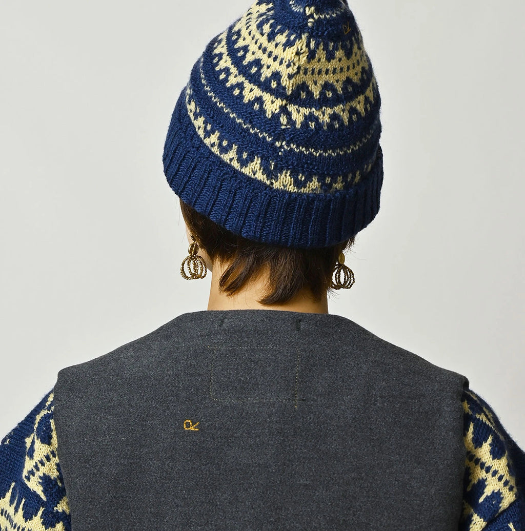 Cotton Flannel 908 Crew Vest