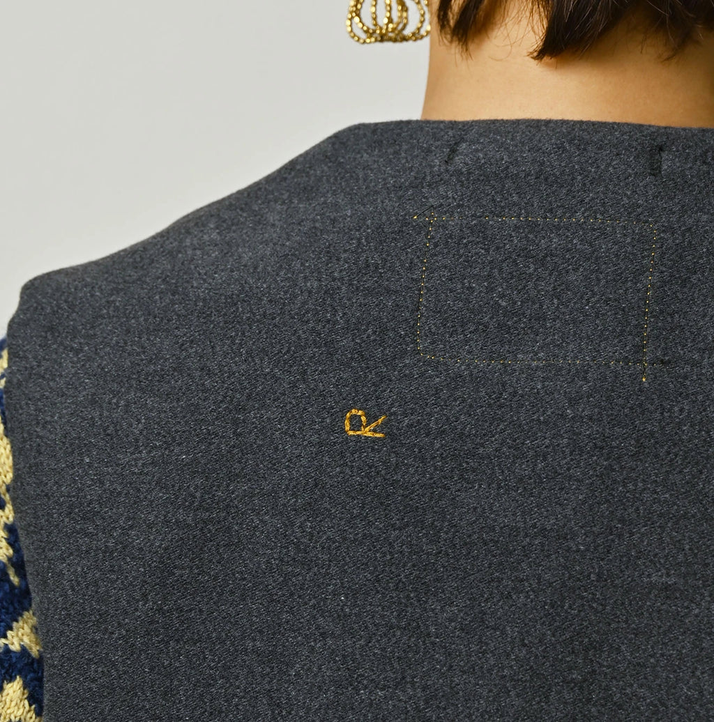 Cotton Flannel 908 Crew Vest