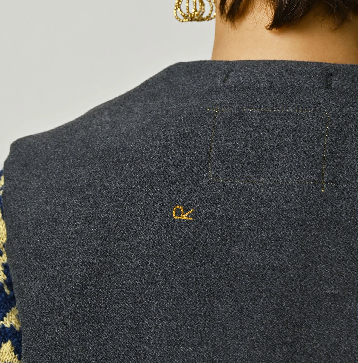 Cotton Flannel 908 Crew Vest