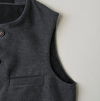 Cotton Flannel 908 Crew Vest
