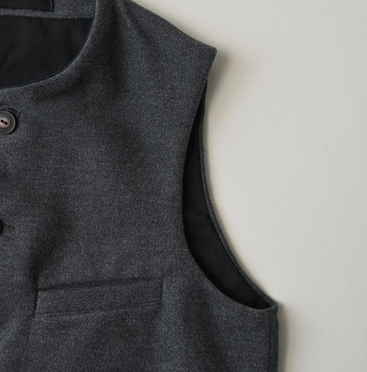 Cotton Flannel 908 Crew Vest