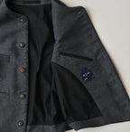 Cotton Flannel 908 Crew Vest