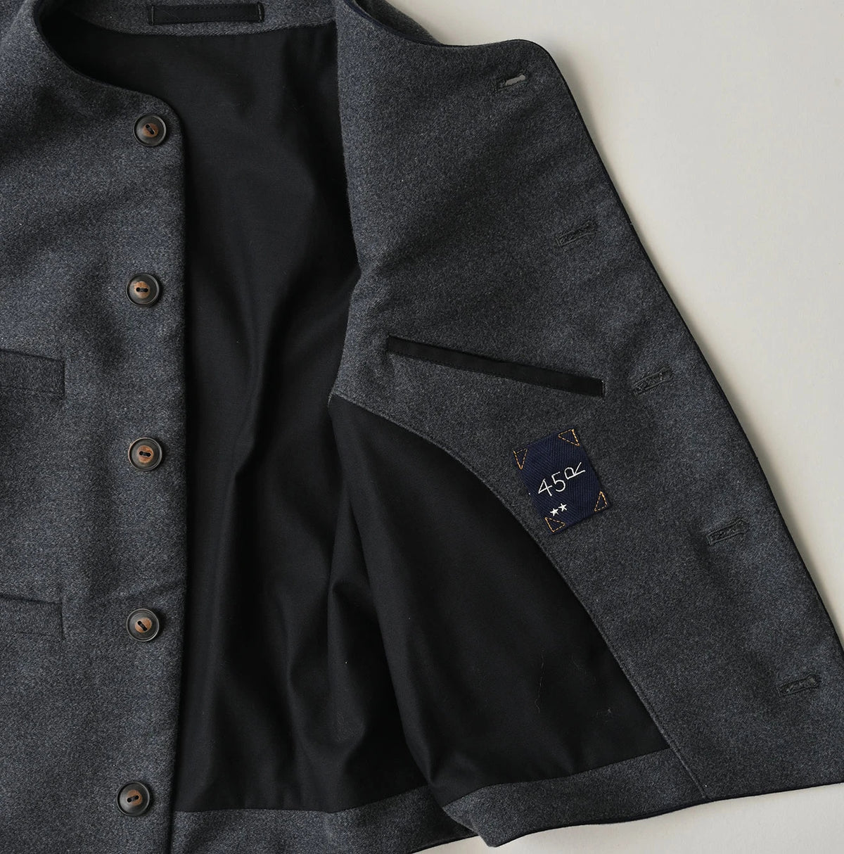 Cotton Flannel 908 Crew Vest