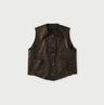 Horse Leather 908 Crew Vest