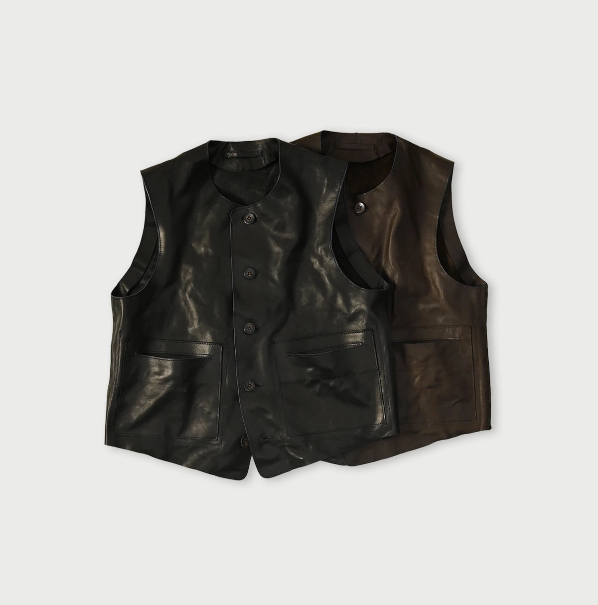 Horse Leather 908 Crew Vest