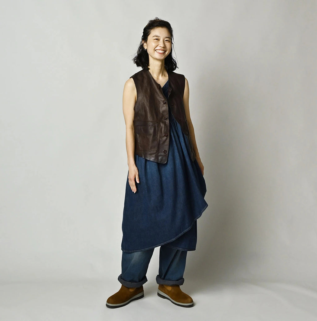 Horse Leather 908 Crew Vest