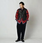 Horse Leather 908 Crew Vest