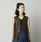 Horse Leather 908 Crew Vest