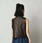 Horse Leather 908 Crew Vest