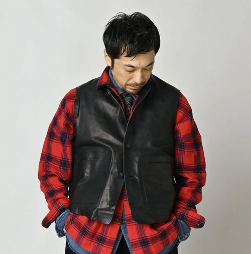 Horse Leather 908 Crew Vest