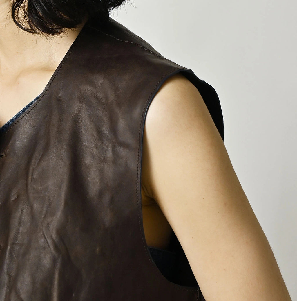 Horse Leather 908 Crew Vest