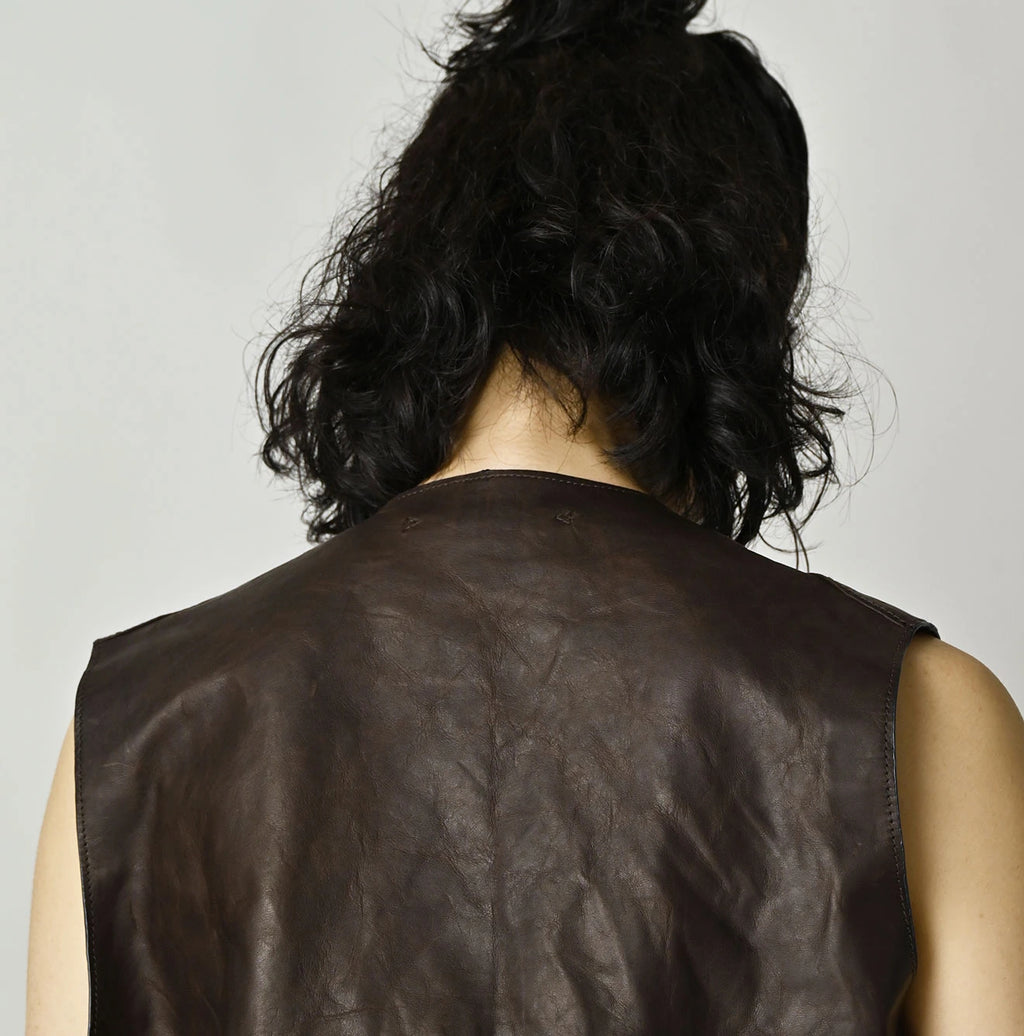 Horse Leather 908 Crew Vest