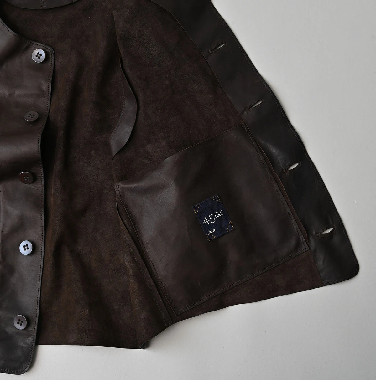 Horse Leather 908 Crew Vest