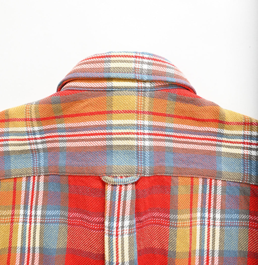 Indian ZAKKURI Flannel 908 Over Shirt Detail