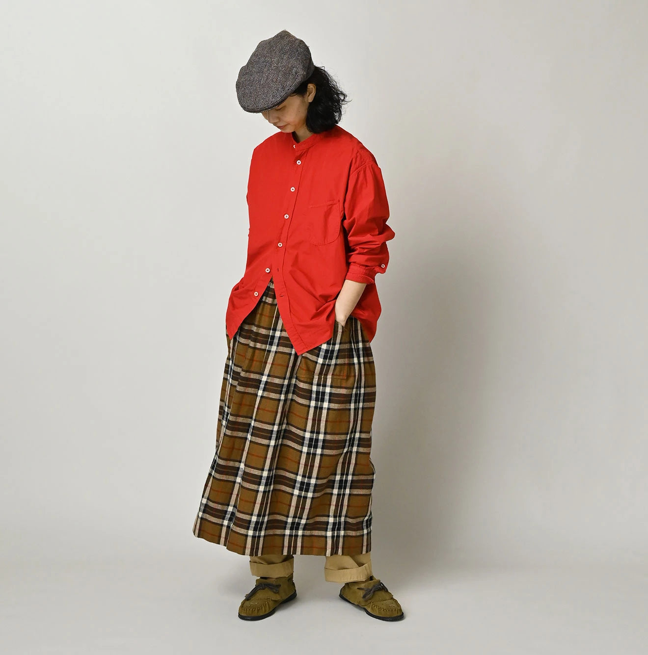 Compact Damp 908 Stand Collar Shirt