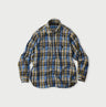 Zakkuri Indian Flannel Tartan Check 908 Yama Pull Shirt