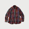 Zakkuri Indian Flannel Tartan Check 908 Yama Pull Shirt