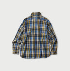 Zakkuri Indian Flannel Tartan Check 908 Yama Pull Shirt