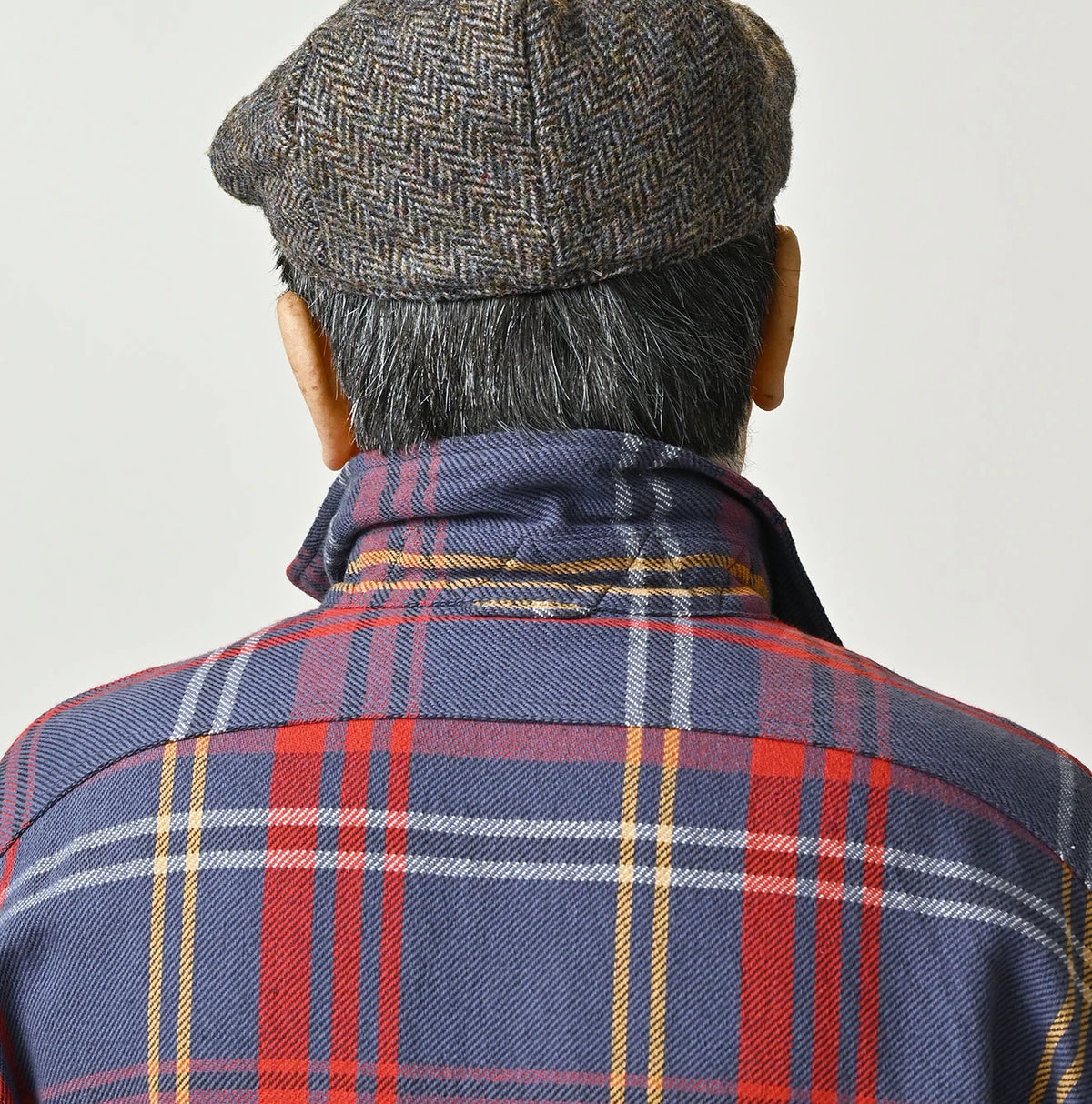 Zakkuri Indian Flannel Tartan Check 908 Yama Pull Shirt