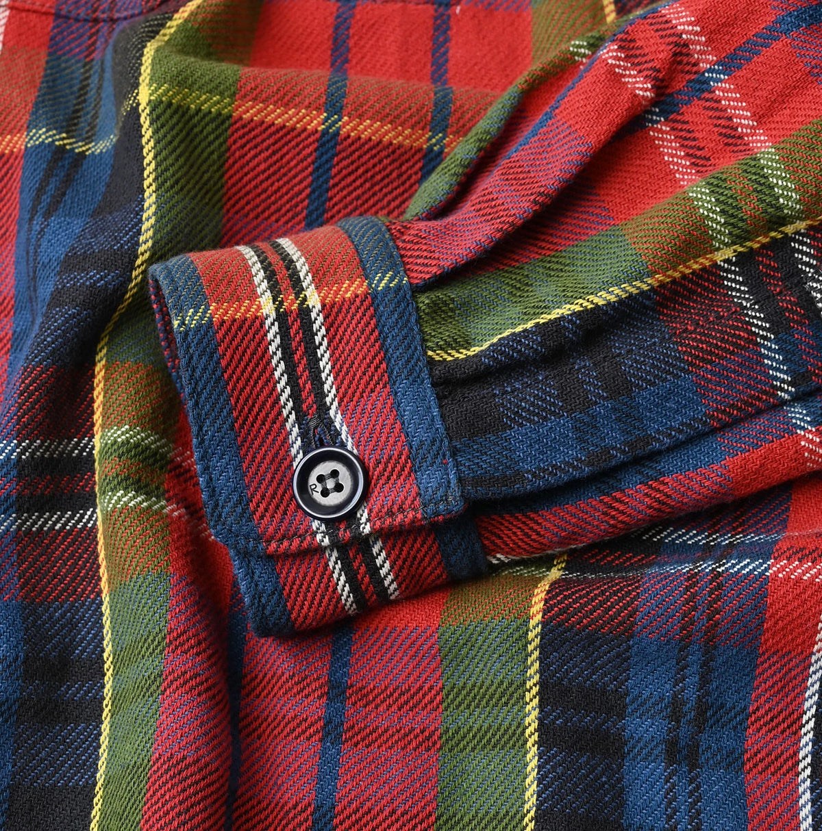Zakkuri Indian Flannel Tartan Check 908 Yama Pull Shirt