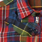 Zakkuri Indian Flannel Tartan Check 908 Yama Pull Shirt