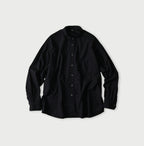 Indigo Compact Damp 908 Stand Collar Shirt