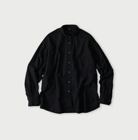 Indigo Compact Damp 908 Stand Collar Shirt