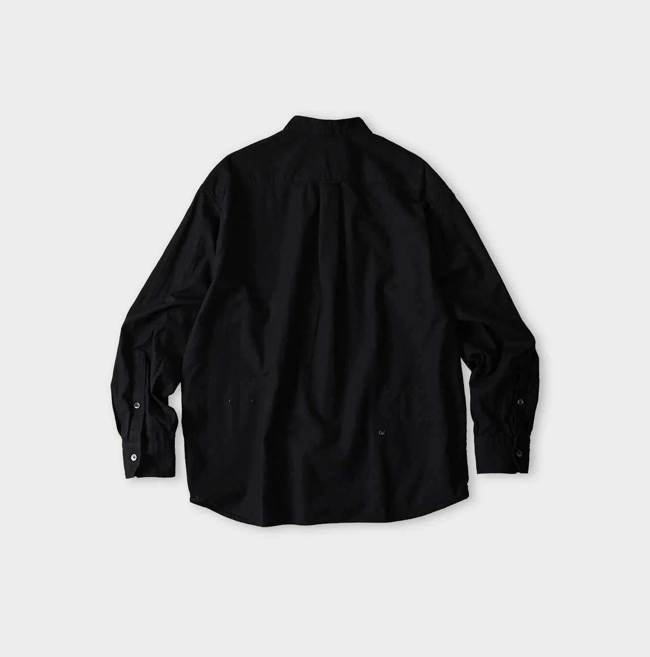 Indigo Compact Damp 908 Stand Collar Shirt