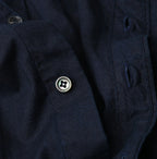 Indigo Compact Damp 908 Stand Collar Shirt
