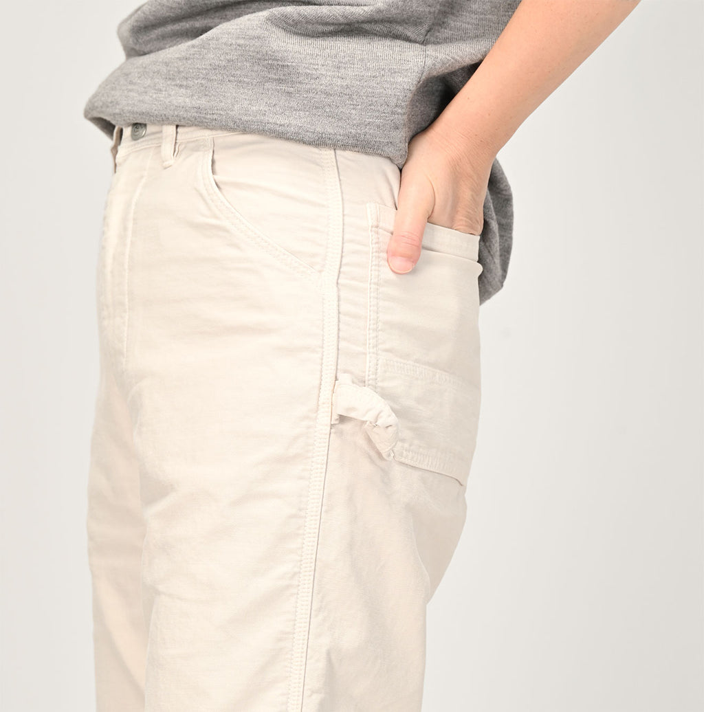 Okome Satin 908 Painter Pants Female Model
