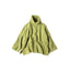 Cashmere Poncho Yellow Green Top