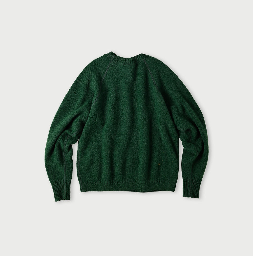 Shetland Boiled Wool 908 Sweater Back