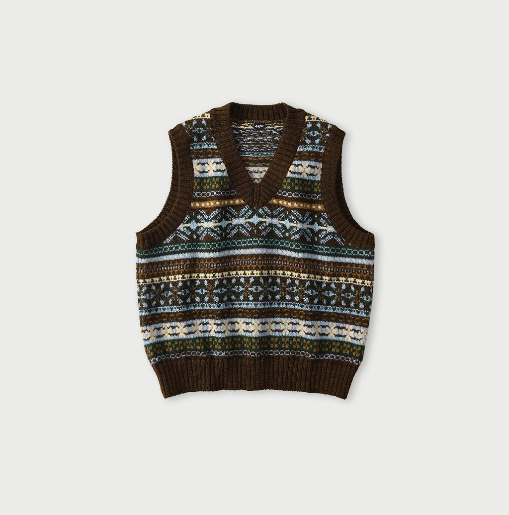 Fair Isle Jacquard 908 Vest