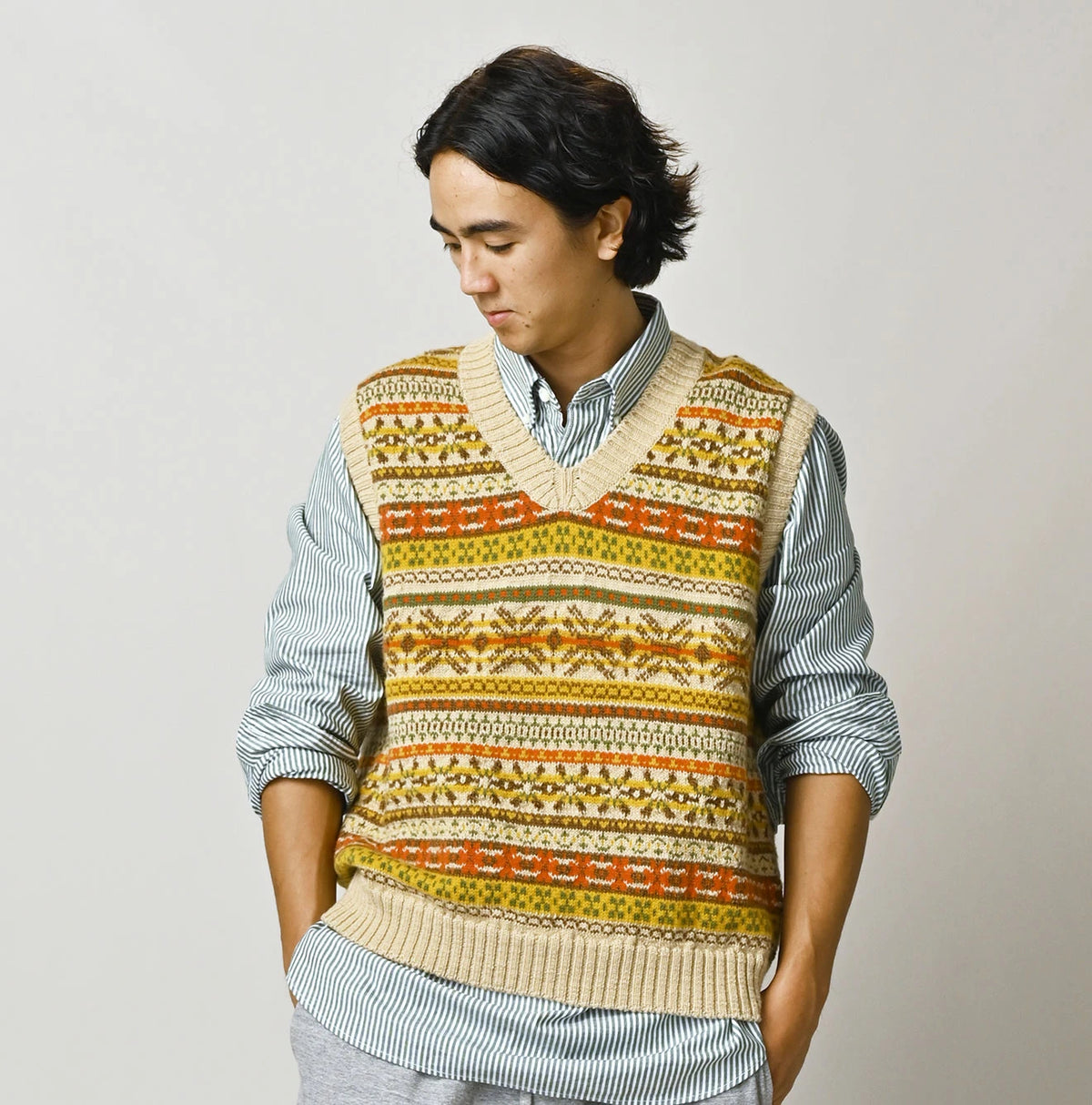 Fair Isle Jacquard 908 Vest