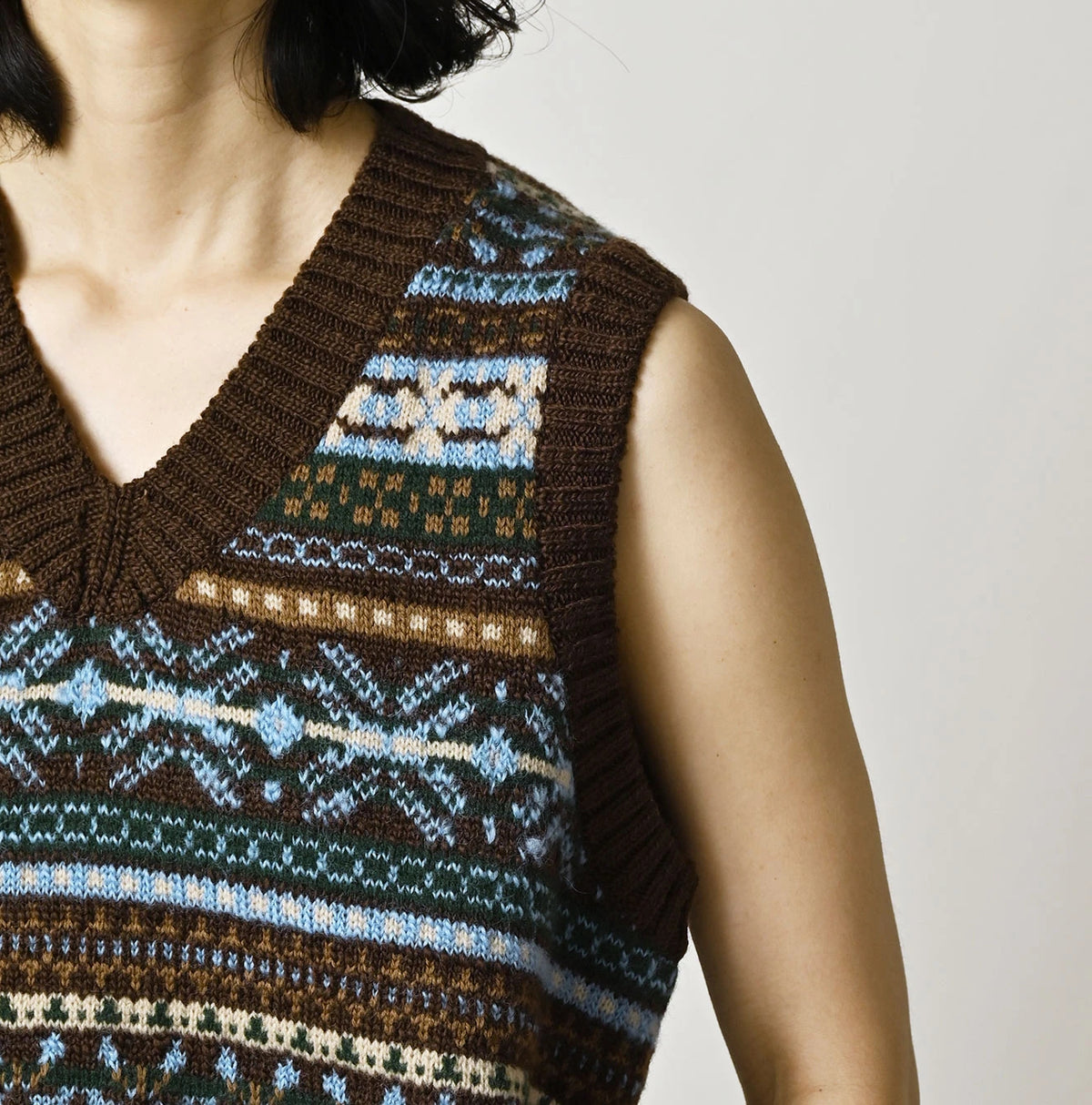 Fair Isle Jacquard 908 Vest