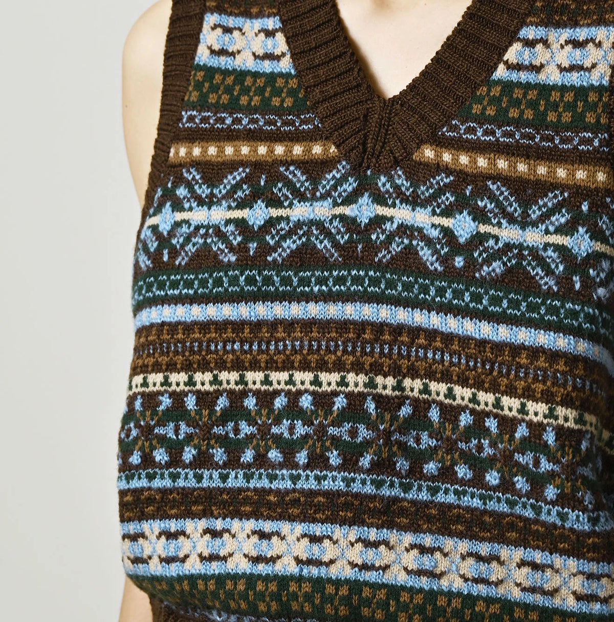 Fair Isle Jacquard 908 Vest