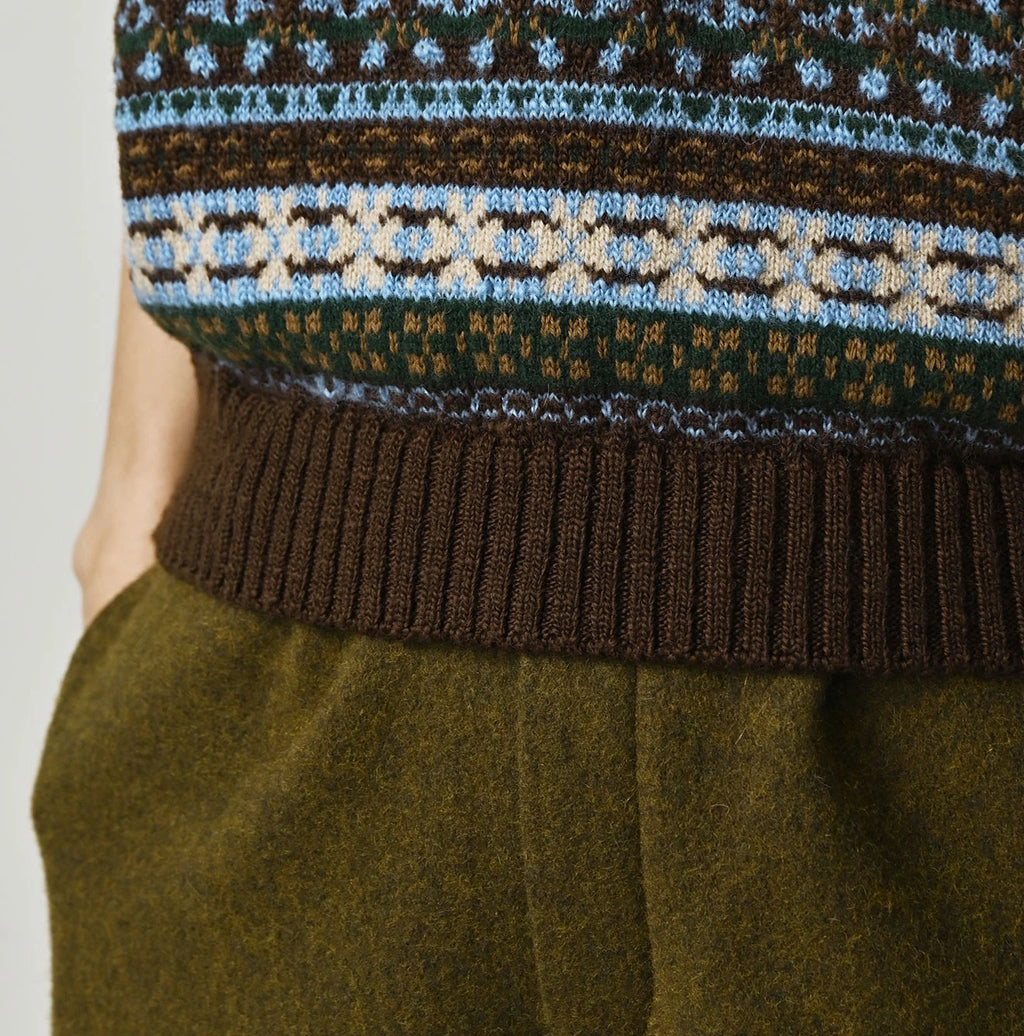 Fair Isle Jacquard 908 Vest