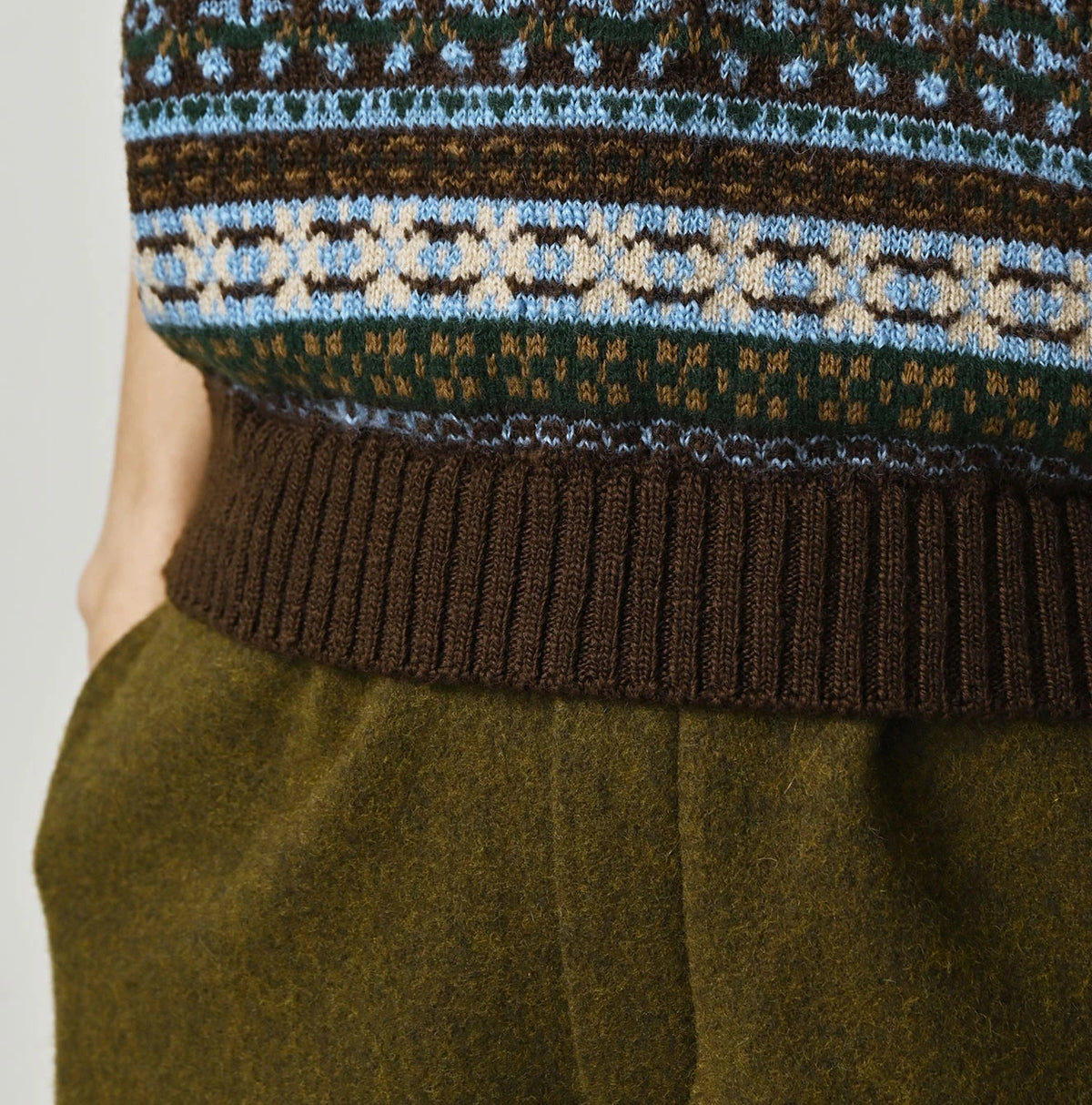 Fair Isle Jacquard 908 Vest