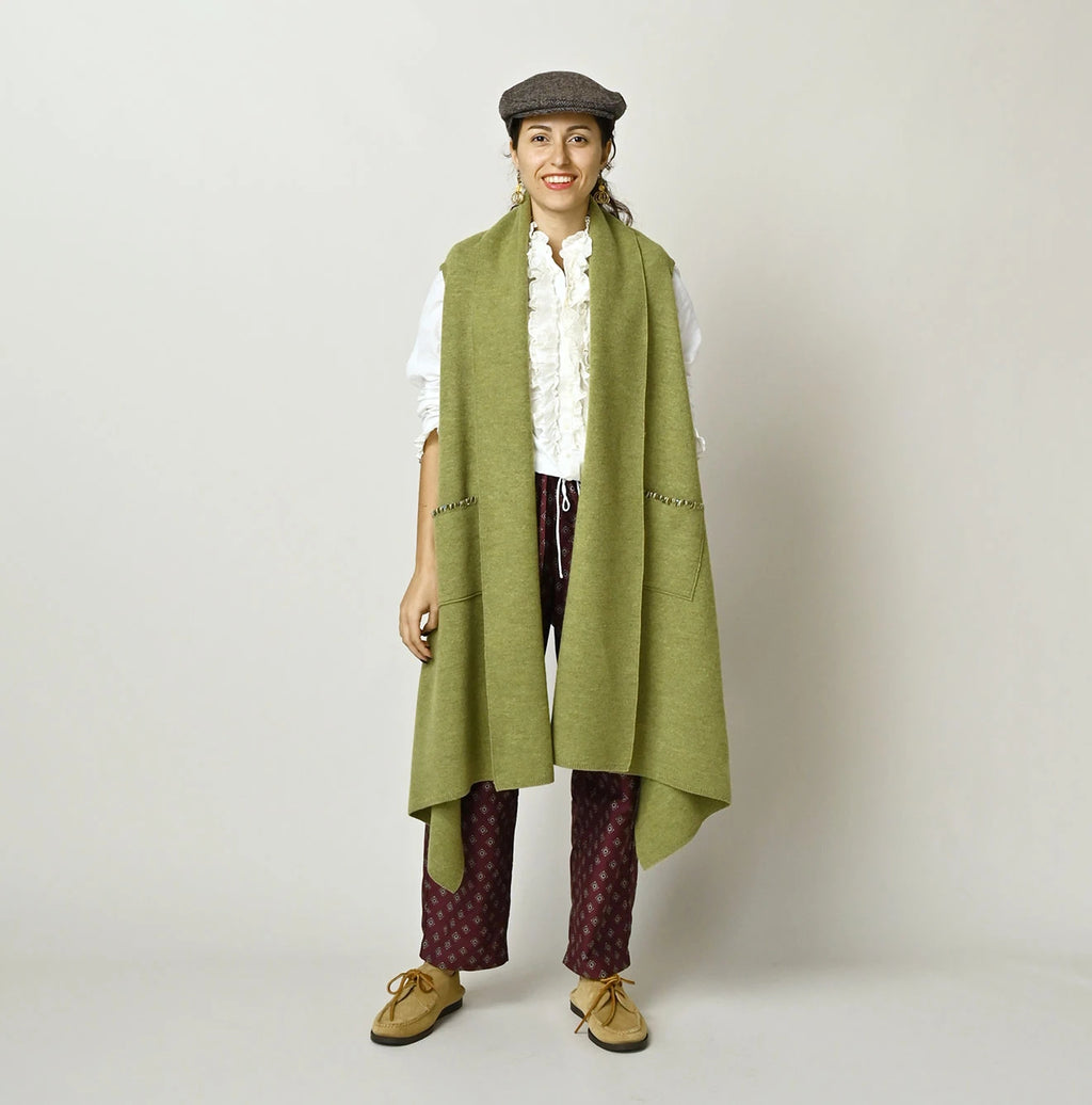 Float Boiled Wool 908 Stole Bolero