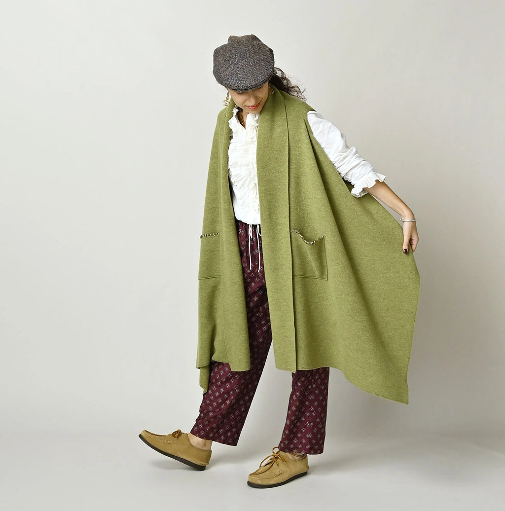Float Boiled Wool 908 Stole Bolero