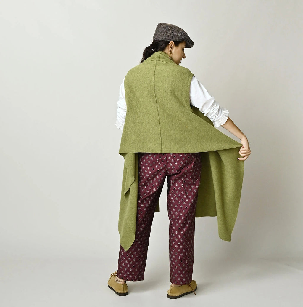 Float Boiled Wool 908 Stole Bolero