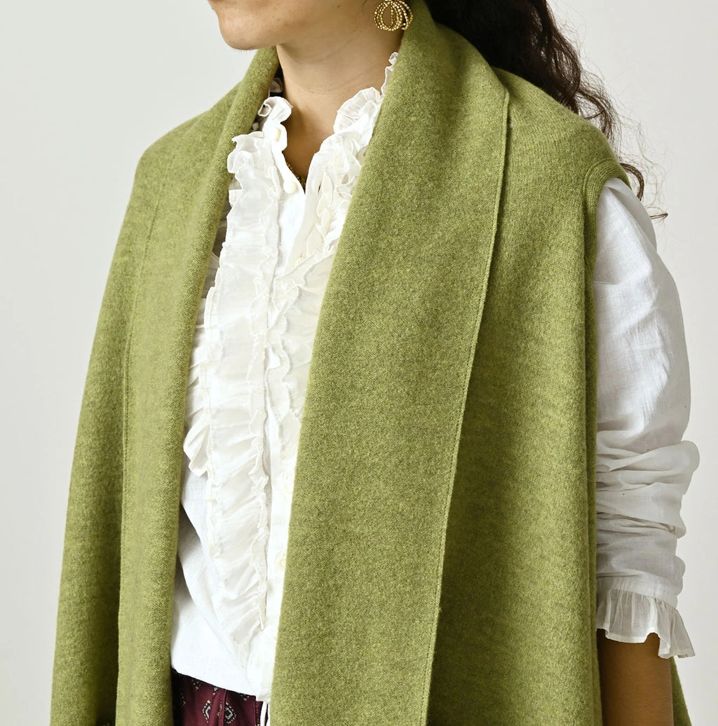 Float Boiled Wool 908 Stole Bolero