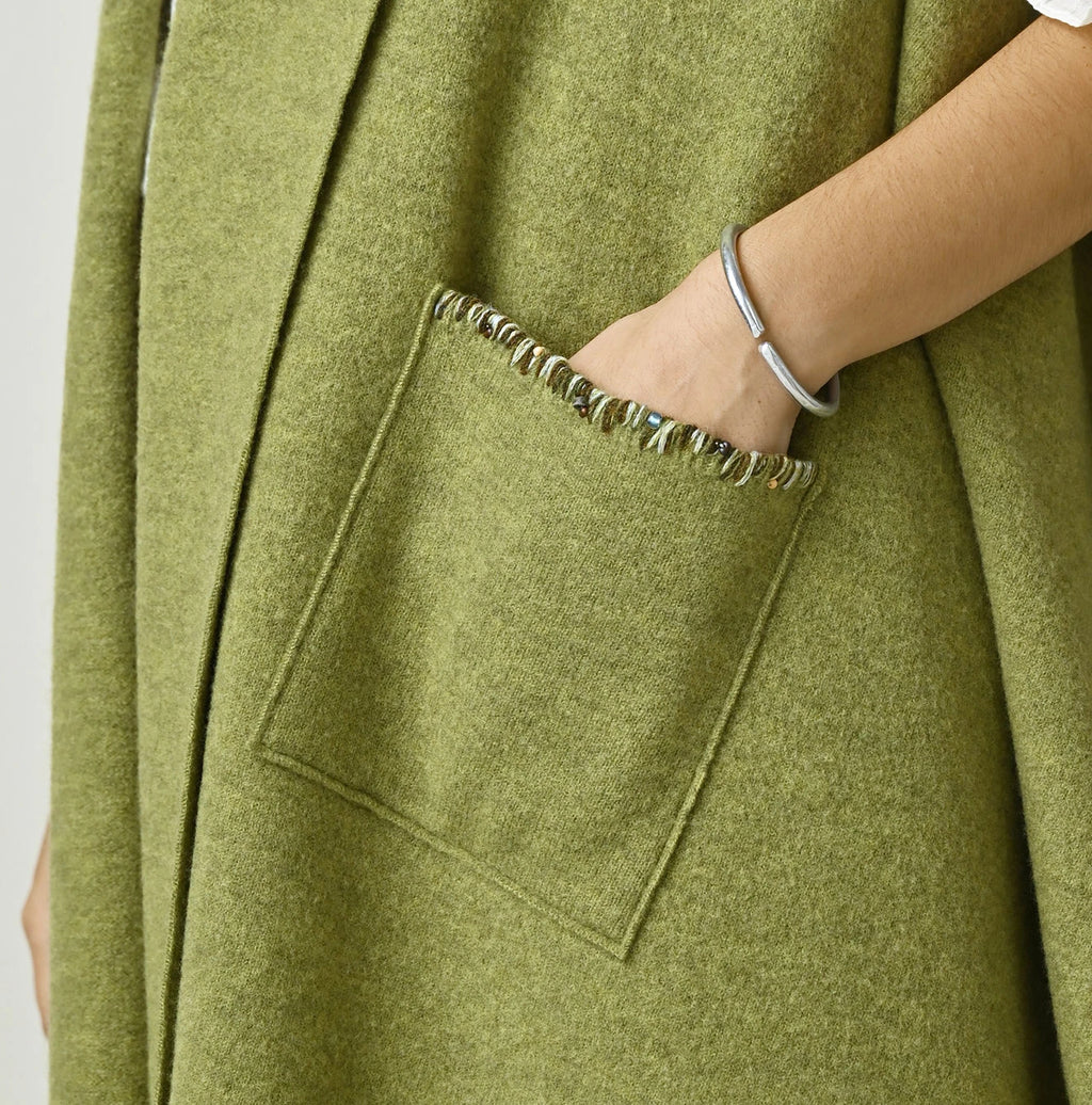Float Boiled Wool 908 Stole Bolero