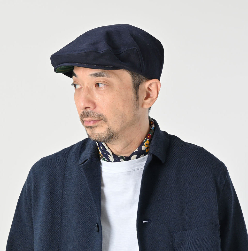 Supima Aya Gingham Check Flower Bandana Male Model